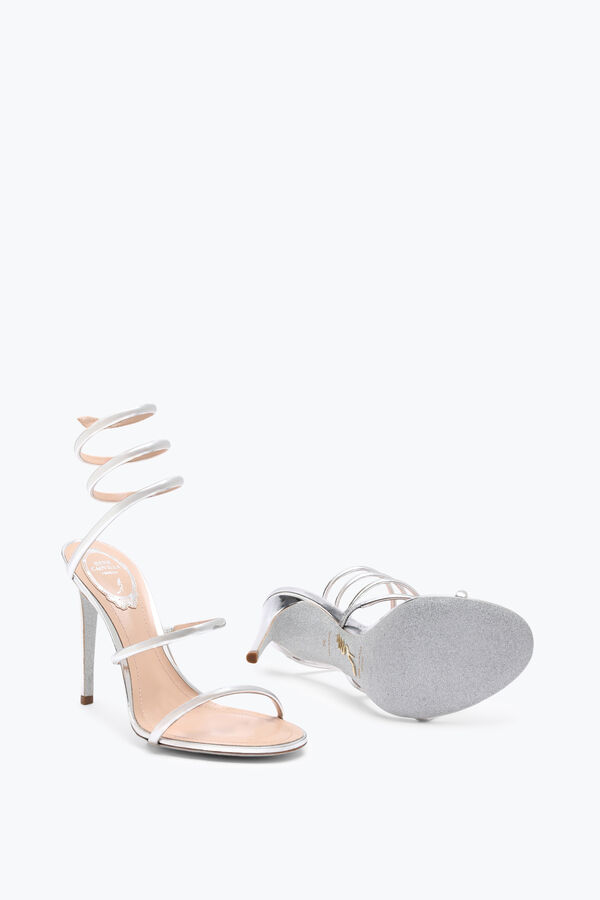 gioiello cleo metallizzato argento sandalo 105 rene caovilla