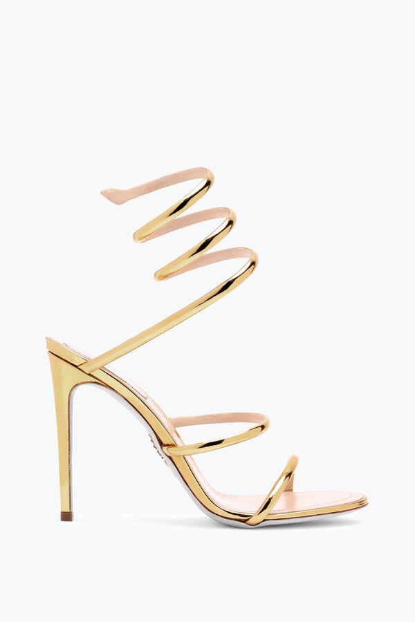 gioiello cleo metallizzato oro sandalo 105 rene caovilla