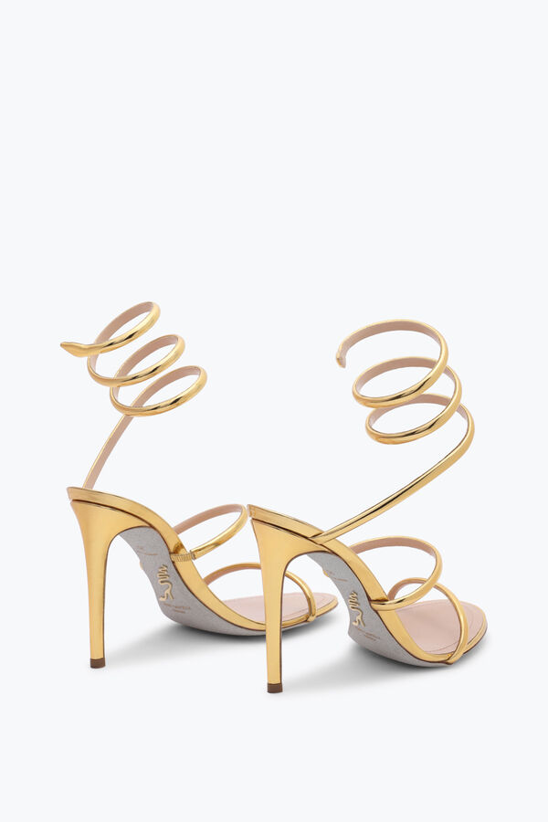 gioiello cleo metallizzato oro sandalo 105 rene caovilla