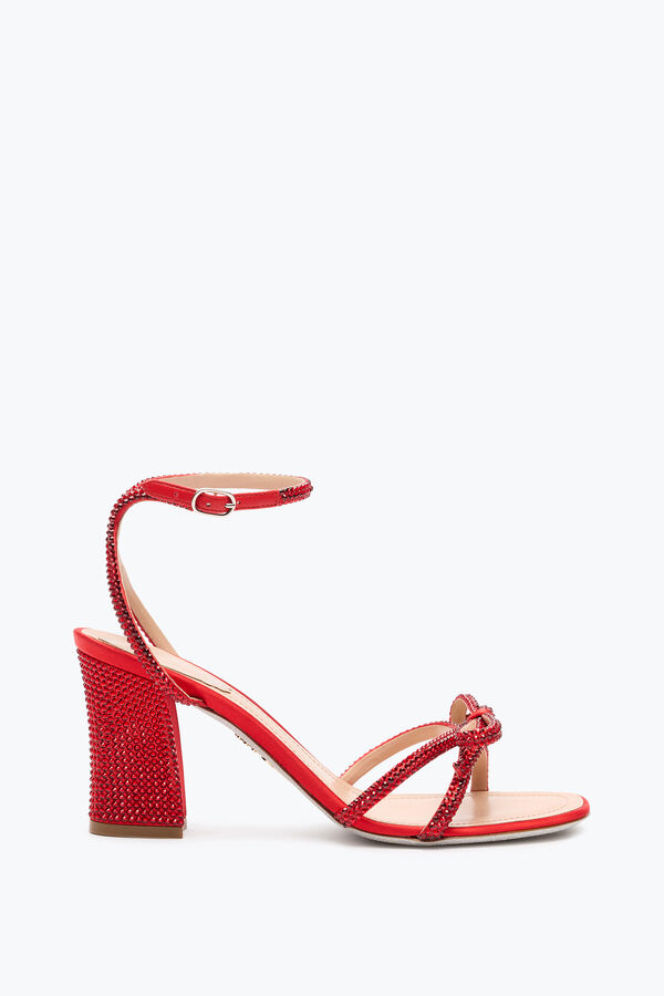 gioiello nicole di sandalo rosso 80 rene caovilla