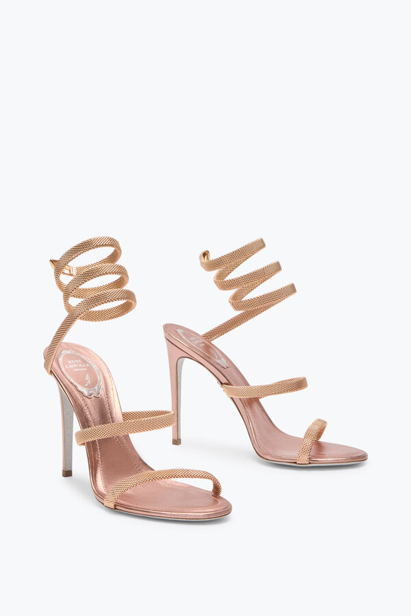 gioiello trigold cleo oro rosa sandalo 105 rene caovilla