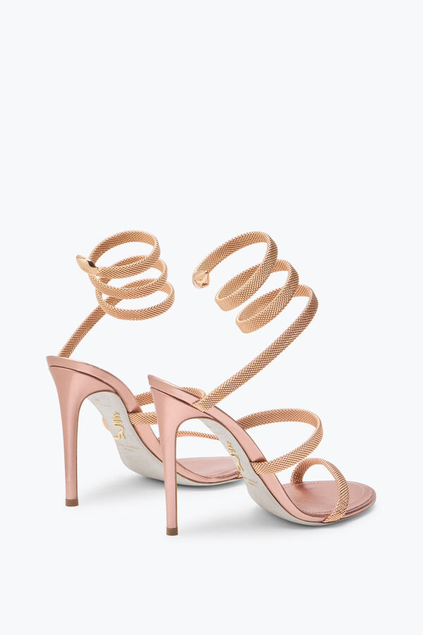 gioiello trigold cleo oro rosa sandalo 105 rene caovilla