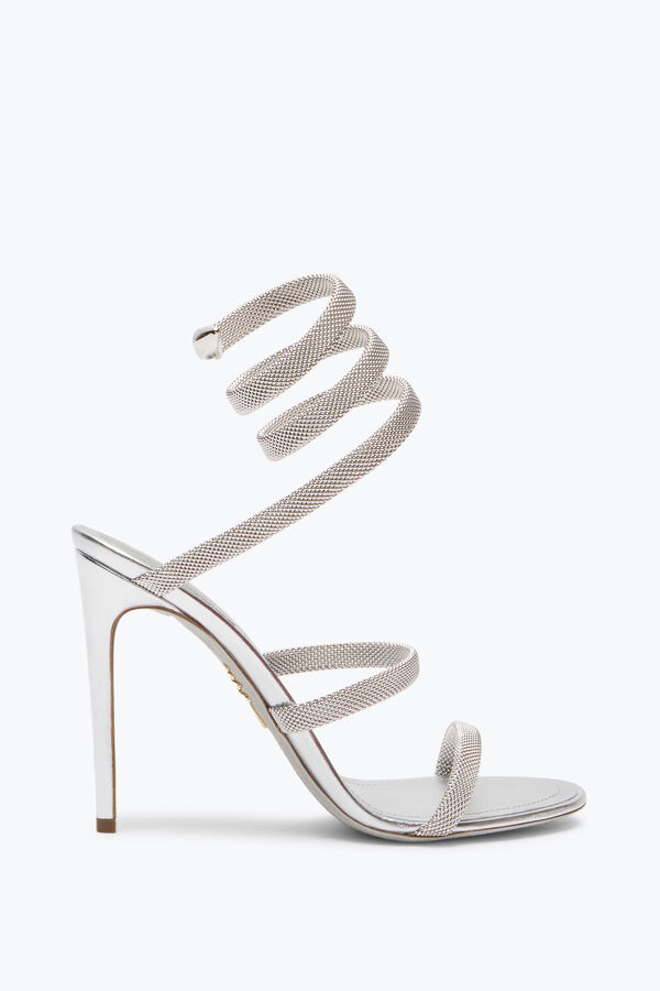 gioiello trigold cleo argento sandalo 105 rene caovilla