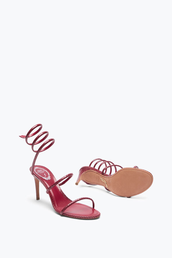 gioiello cleo borgogna ayers sandalo in pelle 80 rene caovilla