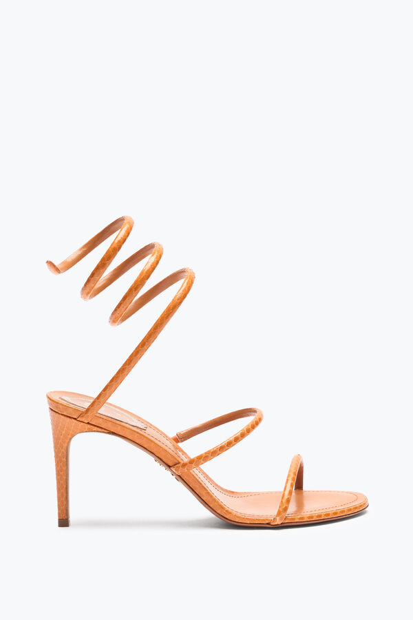 gioiello cleo cognac ayers sandalo in pelle 80 rene caovilla