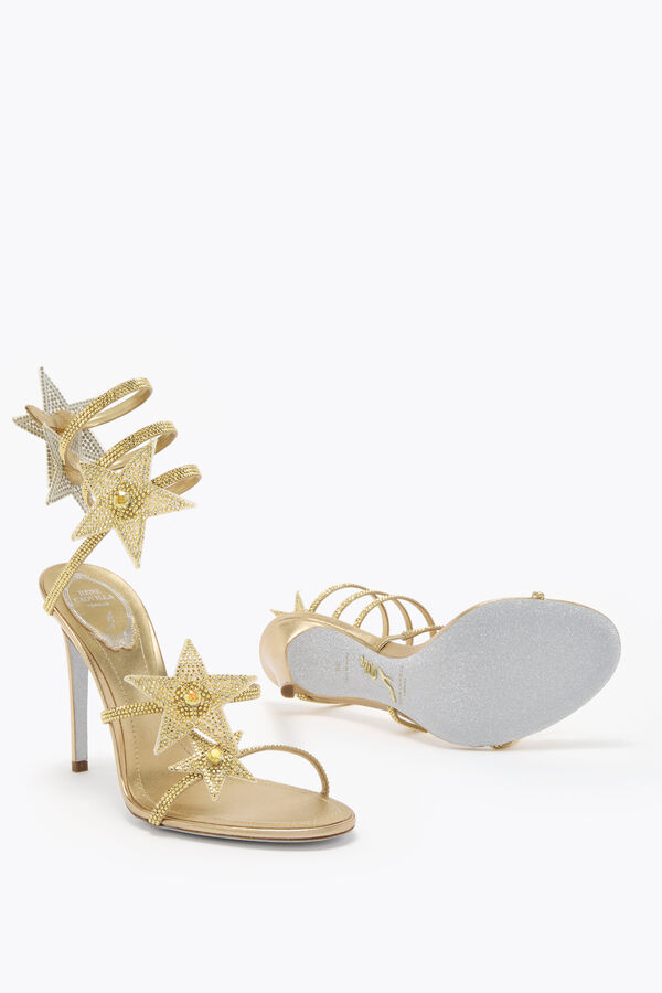 gioiello cleo stella doro sandal105 rene caovilla