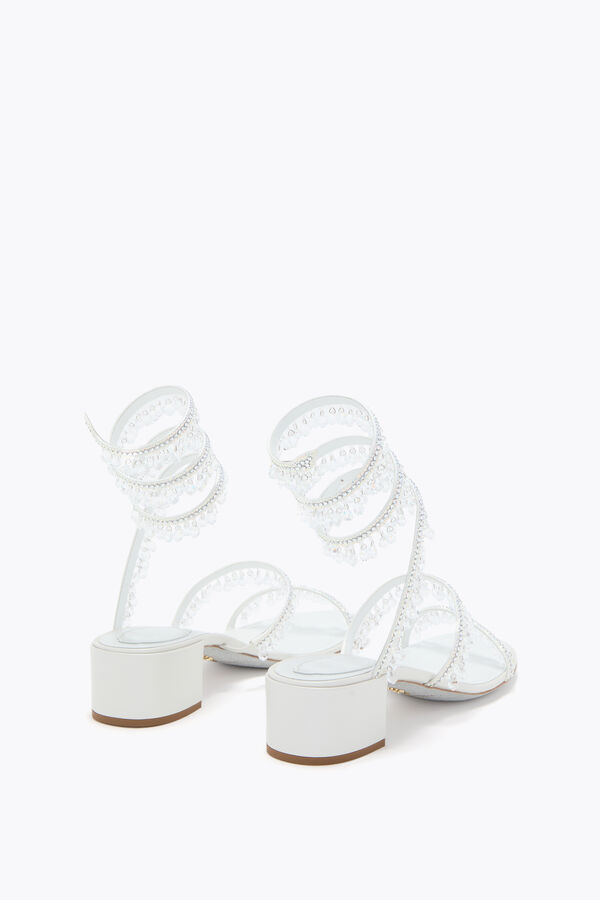 gioiello lampadario bianco sandalo 40 rene caovilla