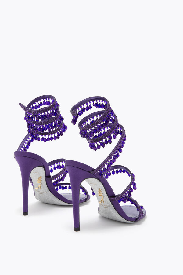 gioiello lampadario viola sandalo 105 rene caovilla