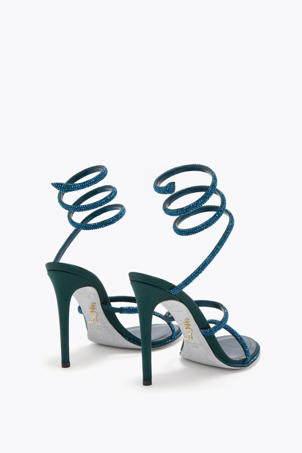 gioiello cleo teal sandalo 105 rene caovilla