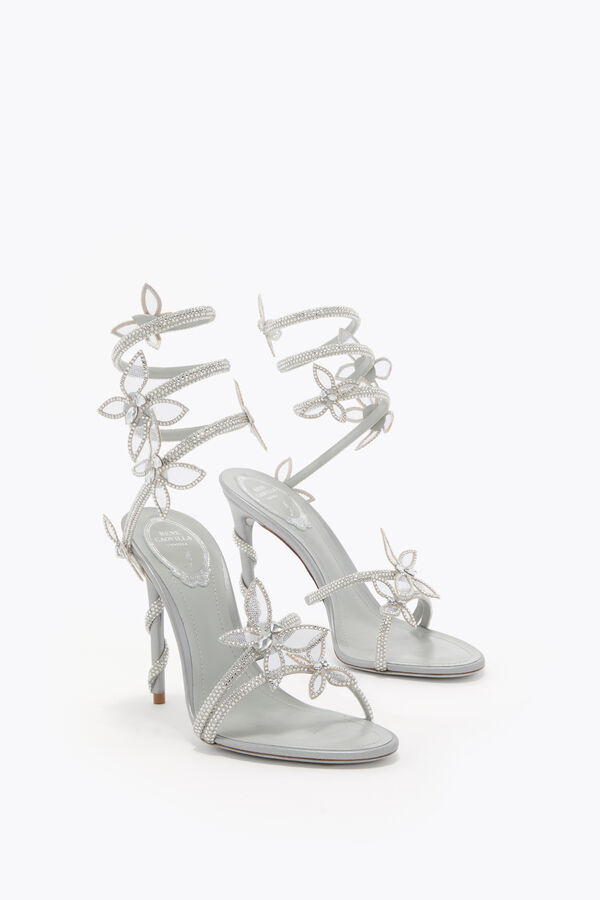 gioiello margot metallizzato argento sandalo 105 rene caovilla