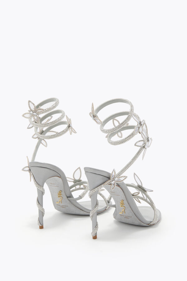 gioiello margot metallizzato argento sandalo 105 rene caovilla