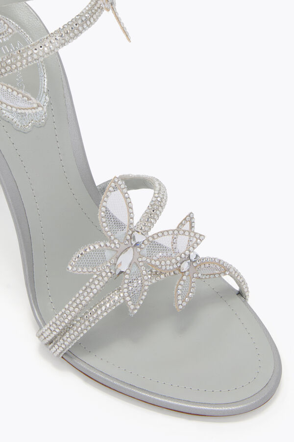 gioiello margot metallizzato argento sandalo 105 rene caovilla