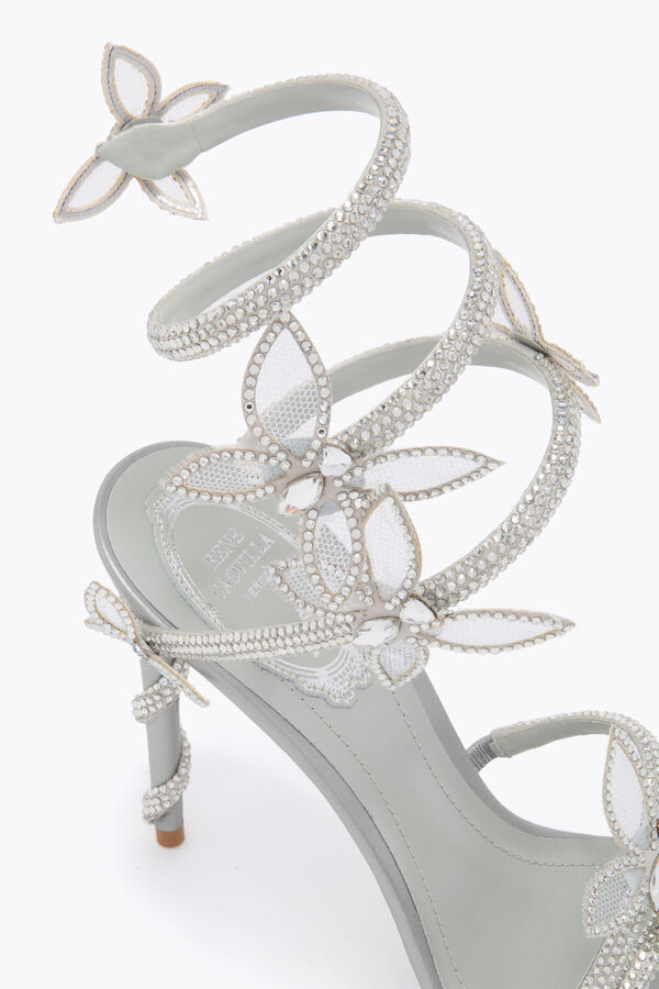gioiello margot metallizzato argento sandalo 105 rene caovilla