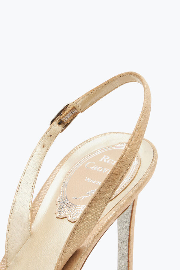 gioiello slingback con gioiello pietre cenerentola 75 rene caovilla