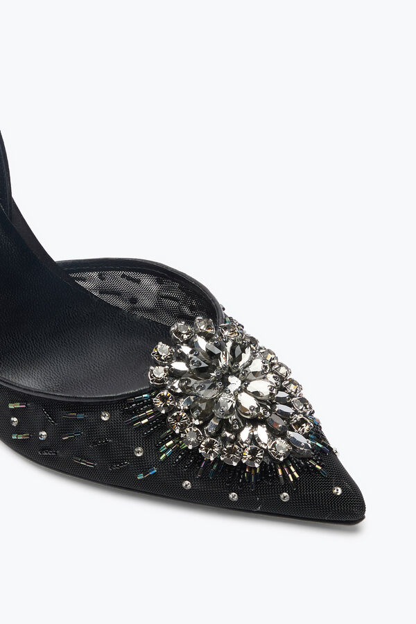gioiello barbara nero slingback 80 rene caovilla