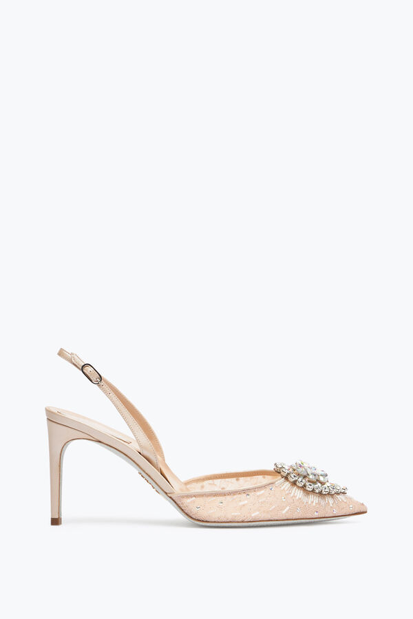 gioiello barbara nuda slingback 80 rene caovilla