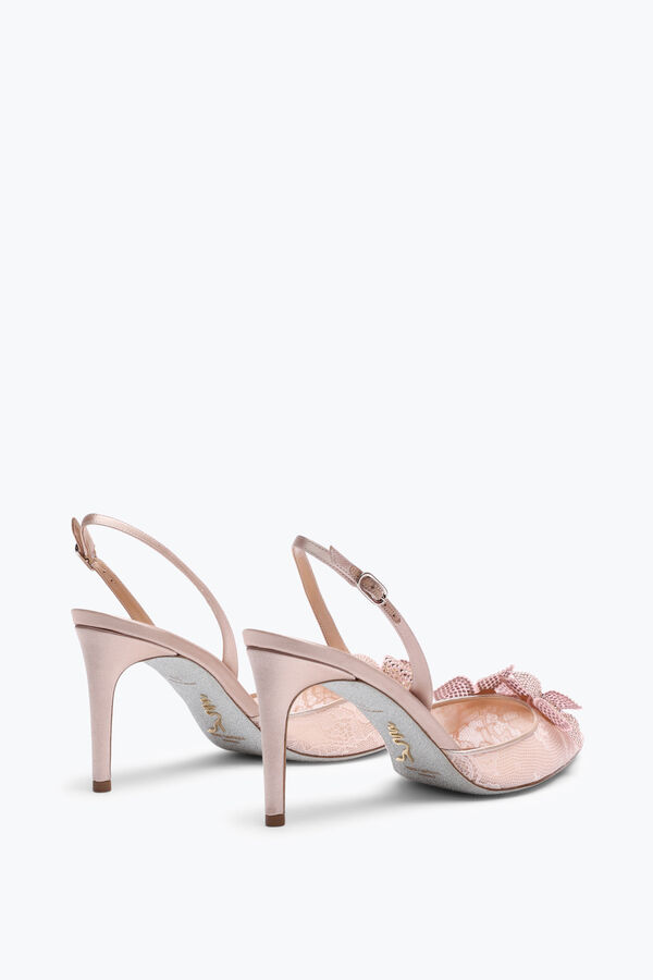 gioiello floriane rosa cipria slingback 80 rene caovilla