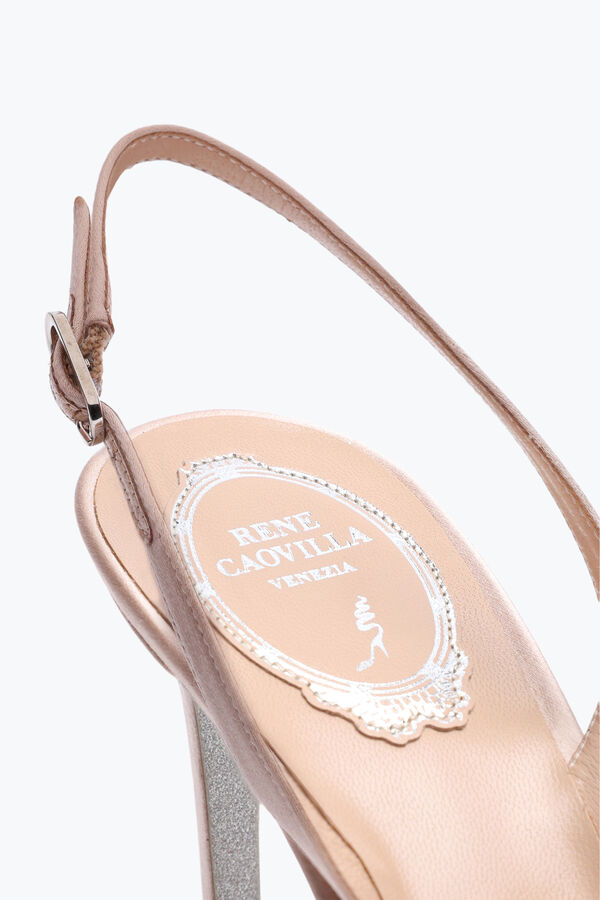 gioiello floriane rosa cipria slingback 80 rene caovilla