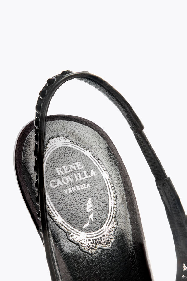 gioiello gilda nero slingback 105 rene caovilla