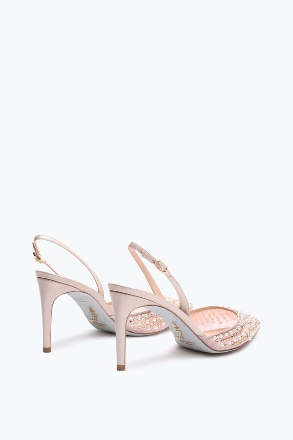 gioiello aretha nudo slingback 80 rene caovilla