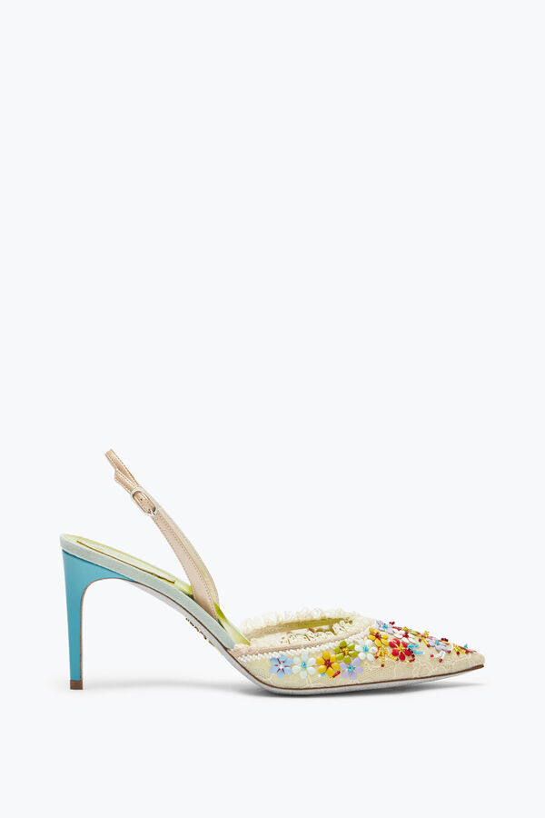 gioiello bloom slingback 80 rene caovilla