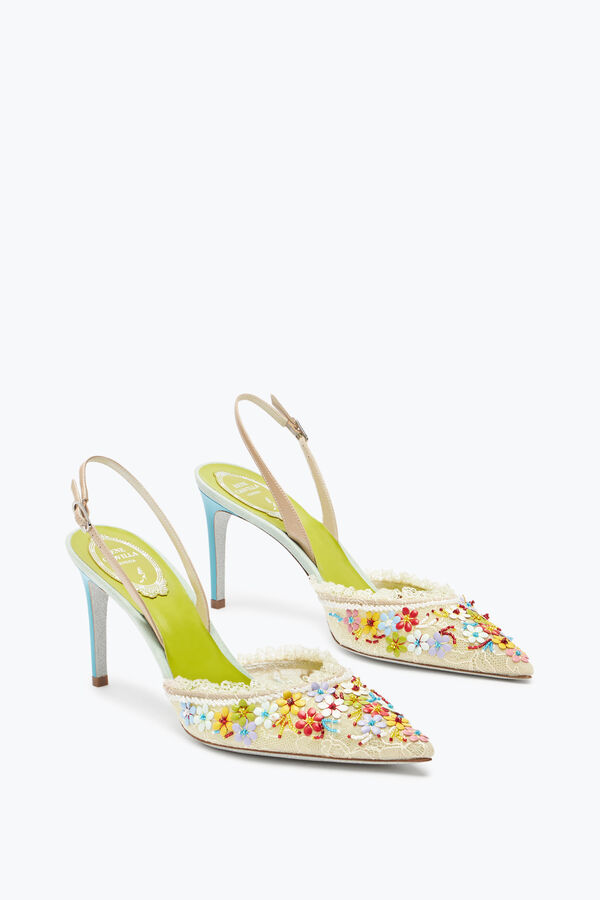 gioiello bloom slingback 80 rene caovilla