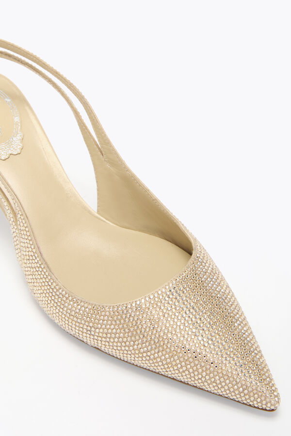 gioiello olivia gold slingback 50 rene caovilla