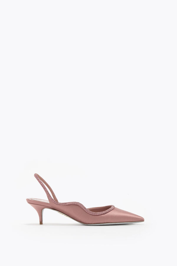 gioiello onda blush rosa slingback 50 rene caovilla