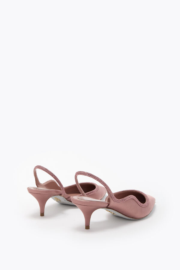 gioiello onda blush rosa slingback 50 rene caovilla