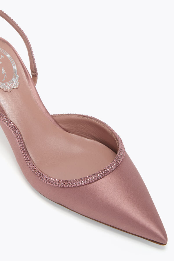 gioiello onda blush rosa slingback 50 rene caovilla