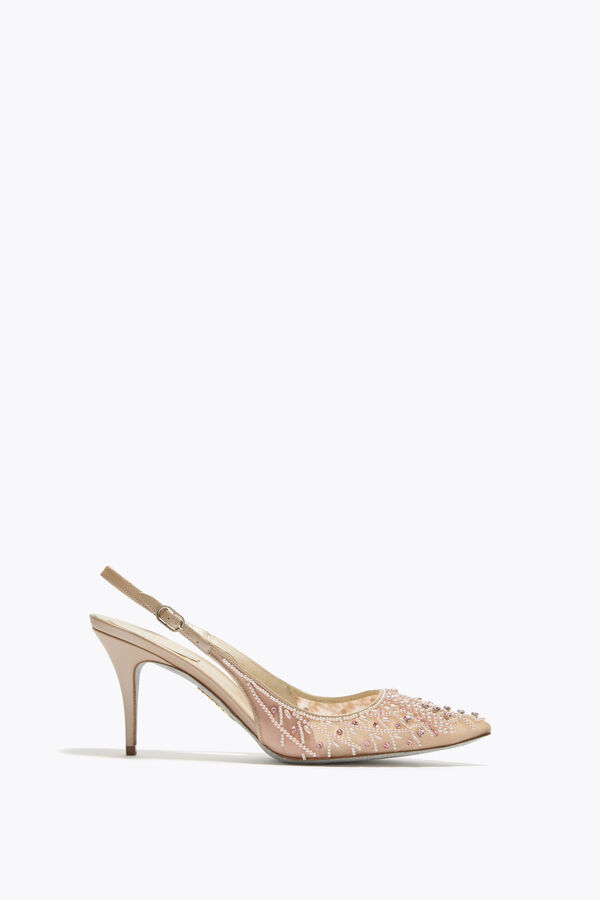 gioiello bella rosa cipria slingback 80 rene caovilla