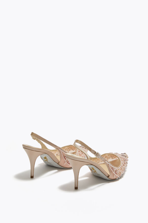 gioiello bella rosa cipria slingback 80 rene caovilla