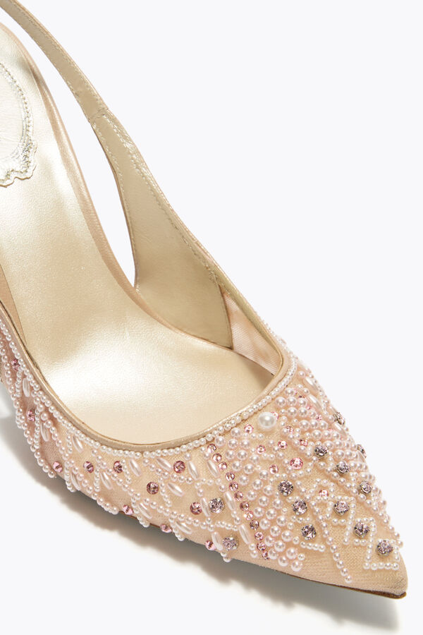 gioiello bella rosa cipria slingback 80 rene caovilla