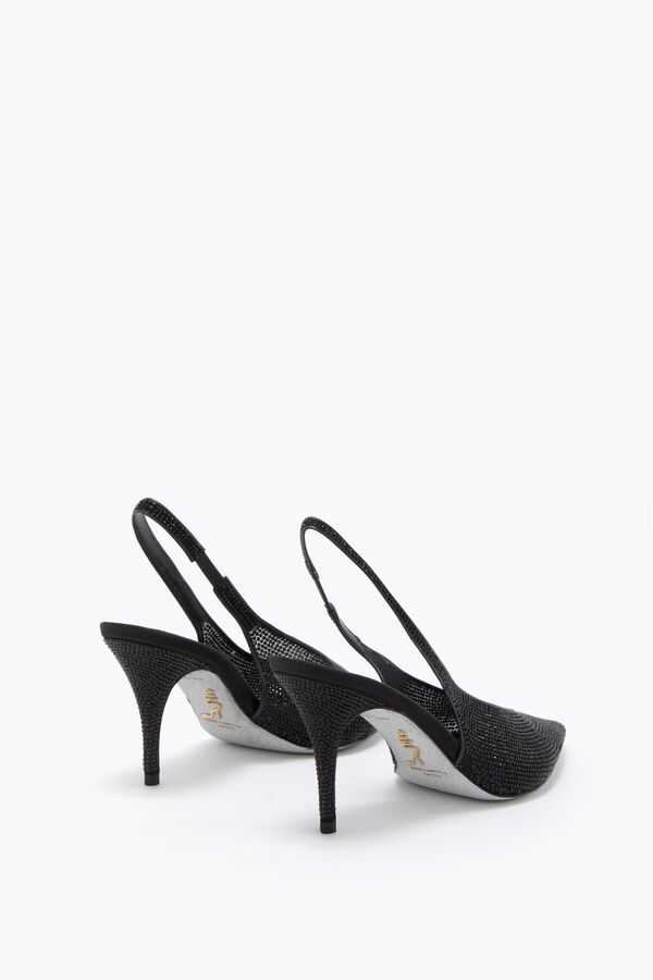 gioiello jinny nero slingback 80 rene caovilla