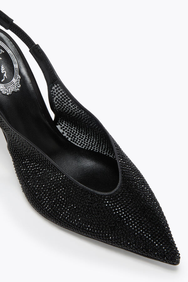gioiello jinny nero slingback 80 rene caovilla