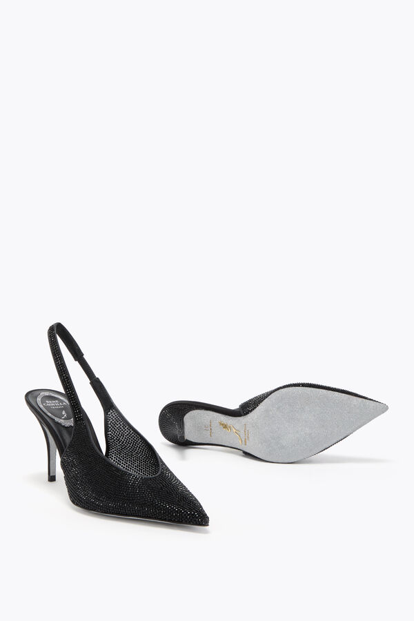 gioiello jinny nero slingback 80 rene caovilla