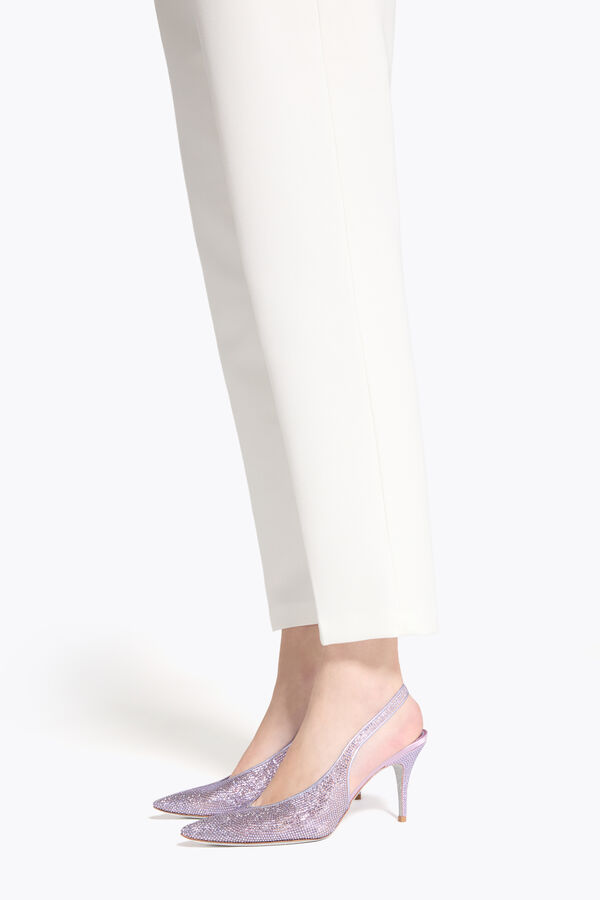 gioiello jinny metallizzato viola slingback 80 rene caovilla