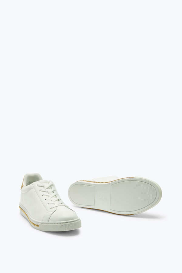 gioiello xtra cristallo bianco-oro sneaker 15 rene caovilla