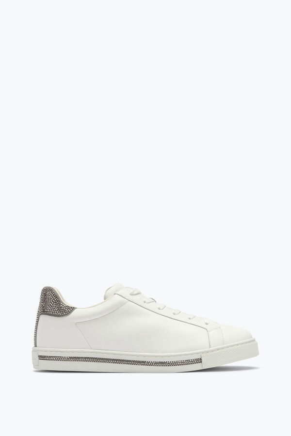 gioiello xtra cristallo bianco argento sneakers 15 rene caovilla