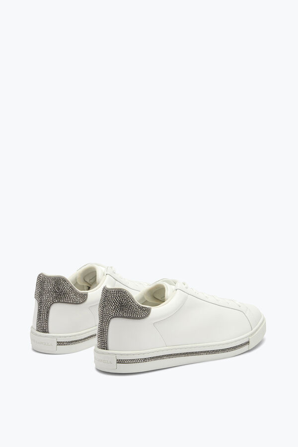 gioiello xtra cristallo bianco argento sneakers 15 rene caovilla