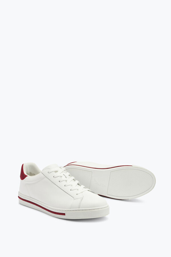 gioiello xtra cristallo bianco-rosso sneaker 15 rene caovilla